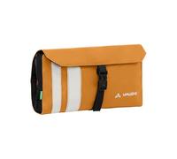 VAUDE Socotra Hanging Toiletry Bag for Men & Women, 2 Zip Compartments, Integrated Mirror, Toothbrush Holder - Ideal for Travel, Silt Brown