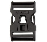 Vaude Steckschnalle Dual Adjust Quick-Release Buckle - Black/Black, 38 mm