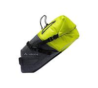 VAUDE Trailsaddle Compact Bright Green/Black | Waterproof Bike Saddle Bag - 7L Bike Packing Bag with Roll Closure - 290g