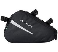 VAUDE Triangle Frame Bag - Black | Triangle shape between top and seat tube, fastening, main compartment and outer pocket with zip