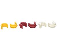 Vaude Wheeled Equipment Splint for Unisex Adult Hook, Multi Colored (Yellow / Red / White)
