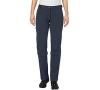 VAUDE Women Wo Farley Stretch Capri T-Zip II Pants - Multi-Colour/Eclipse, 36