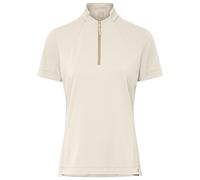 Vaude - Women's Adlux Half Zip Shirt - Cycling jersey size 12, sand/white