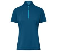 Vaude - Women's Adlux Half Zip Shirt - Cycling jersey size 14, blue