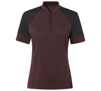 Vaude Bike Altissimo Q-zip Short Sleeve Jersey Purple 40 / Regular Woman