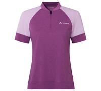 Vaude Bike Altissimo Q-zip Short Sleeve Jersey Purple 40 / Regular Woman