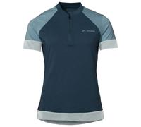 Vaude - Women's Altissimo Q-Zip Shirt - Cycling jersey size 16, blue