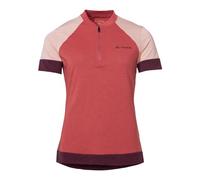 Vaude Bike Altissimo Q-zip Short Sleeve Jersey Pink 40 Woman