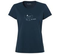 Vaude - Women's Cyclist V - T-shirt size 12, blue