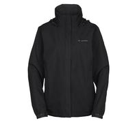 VAUDE Women's Escape Light rain jacket in black, Waterproof Jacket Women, packable rain jacket with Hood, Climate-Friendly Windbreaker Jacket, XL
