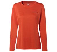 Vaude - Women's Essential L/S T-Shirt - Sport shirt size 12, red
