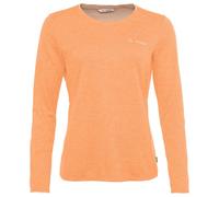 Vaude - Women's Essential L/S T-Shirt - Sport shirt size 18, orange