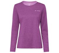 Vaude - Women's Essential L/S T-Shirt - Sport shirt size 22, purple