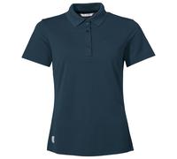 Vaude Essential Short Sleeve Polo Blue 38 Woman