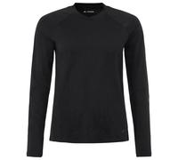 Vaude - Women's Essential Wool L/S T-Shirt - Merino shirt size 16, black