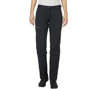 VAUDE Women's Farley Stretch Capri T-Zip II Long Pants - Black/Black, Size 40