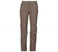 Vaude - Women's Farley Stretch Capri T-Zip Pants III - Zip-off trousers size 12 - Regular, brown