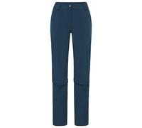 Vaude - Women's Farley Stretch Zip Off Capri Pants - Walking trousers size 36 - Regular, blue
