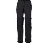 Vaude Women's Farley Zo IV Zip-Off Travel Pants, Black,48/XXXL, 3873
