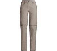 VAUDE Women's Farley Zo Pants V Trousers, womens, Trouser, 42169, Boulder, 44-Short