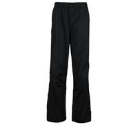 Vaude - Women's Fluid Pants - Waterproof trousers size 20 - Regular, black