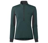 Vaude - Women's Kuro Halfzip L/S Tricot - Cycling jersey size 10, blue