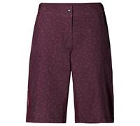 Vaude Bike Ledro Print Shorts Purple 40 Woman