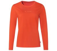 Vaude - Women's Logo L/S T-Shirt - Longsleeve size 10, red