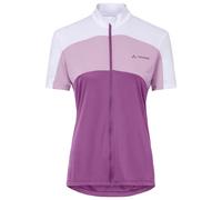 Vaude Bike Matera Fz Tricot Short Sleeve Jersey Purple 44 / Regular Woman 44 Magenta