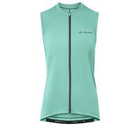Vaude Bike Matera Fz Tricot Sl Sleeveless Jersey Green 36 / Regular Woman