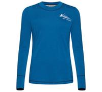 Vaude - Women's Monviso Wool L/S T-Shirt II - Merino base layer size 18, blue