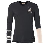 Vaude - Women's Monviso Wool L/S T-Shirt - Merino base layer size 12, black