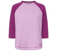 Vaude - Women's Neyland 3/4 T-Shirt II - Longsleeve size 12, pink/purple