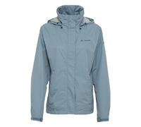 VAUDE Women's Rain Jacket Escape Bike Light nordic blue, waterproof outdoor jacket, breathable biking jacket with hood, eco-friendly hiking jacket, XL