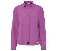 Vaude - Women's Rosemoor L/S Shirt IV - Blouse size 12, purple