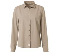 Vaude - Women's Rosemoor L/S Shirt IV - Blouse size 8, sand