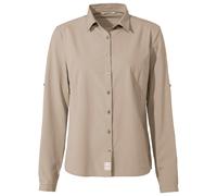 Women's long-sleeve shirt VAUDE Rosemoor IV Beige 38