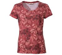 Vaude - Women's Skomer AOP - Sport shirt size 14, red