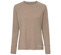 Vaude - Women's Skomer L/S T-Shirt III - Longsleeve size 12, sand/brown