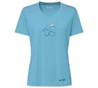 Vaude - Women's Skomer Print T-Shirt III - T-shirt size 20, blue