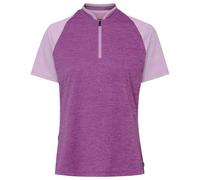 Vaude - Women's Tamaro Half Zip Shirt IV - Cycling jersey size 14, purple