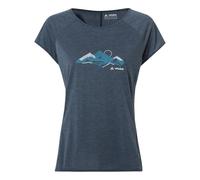 Vaude Tekoa Ii Short Sleeve T-shirt Blue 38 Woman