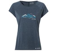 Vaude Tekoa Ii Short Sleeve T-shirt Blue 36 Woman