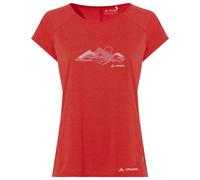 Vaude Tekoa Ii Short Sleeve T-shirt Red 38 Woman