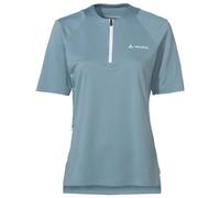 Vaude - Women's Tremalzo Q-Zip Shirt - Cycling jersey size 12, turquoise