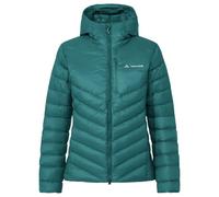 Vaude - Women's Monviso Down Hooded Jacket - Down jacket size 12, turquoise