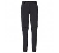 Vaude - Women's Yaras Zip Off Pants - Cycling bottoms size 20 - Regular, black/grey