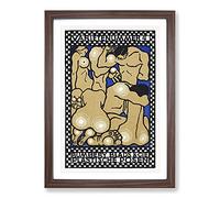 Vaudeville by Moriz Jung Framed Print | A2 Walnut Framed Wall Art | Ready to Hang | Modern Nature Picture | Living Room Bedroom Lounge Office
