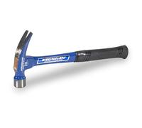 Vaughan R999 570g Solid Steel Plain Face Straight Claw Ripping Hammer , Black