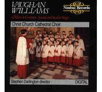 Unknown Artist - Vaughan Williams: Shakespeare Songs; Mass in G minor